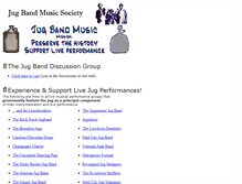 Tablet Screenshot of jugband.org